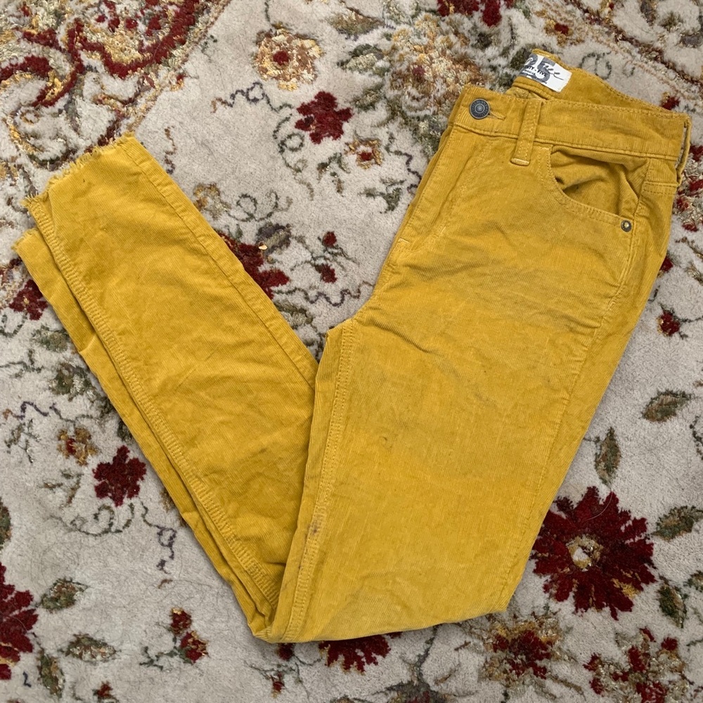 Mustard Corduroy Pants